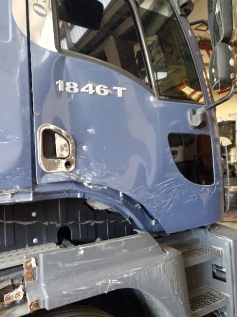 Ford Trucks Cargo 1846T tamir öncesi hasar görüntüsü, Kısmet Ticari Araçlar, Çorlu Tekirdağ ağır vasıta servisi
