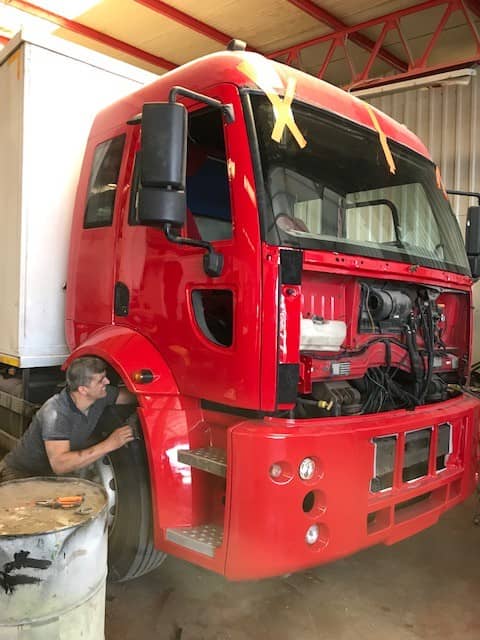 Ford Trucks Cargo 2524 tamir süreci görüntüsü, Kısmet Ticari Araçlar, Çorlu Tekirdağ ağır vasıta servisi