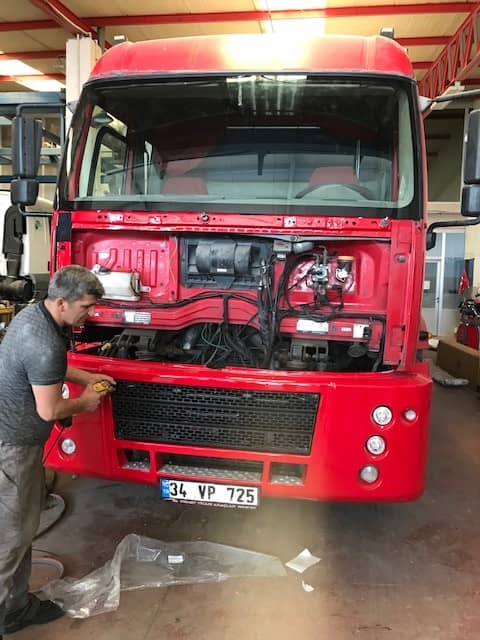 Ford Trucks Cargo 2524 tamir süreci görüntüsü, Kısmet Ticari Araçlar, Çorlu Tekirdağ ağır vasıta servisi