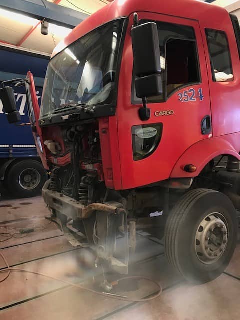 Ford Trucks Cargo 2524 tamir süreci görüntüsü, Kısmet Ticari Araçlar, Çorlu Tekirdağ ağır vasıta servisi