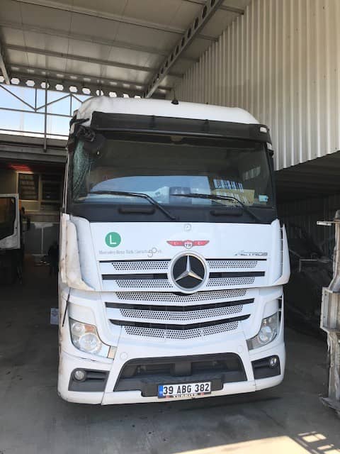 Mercedes-Benz Actros 1845 tamir sonrası görüntüsü, Kısmet Ticari Araçlar, Çorlu Tekirdağ ağır vasıta servisi