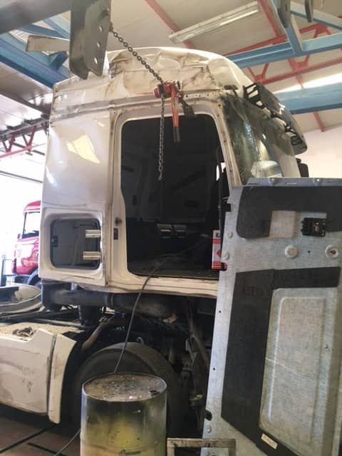 Mercedes-Benz Actros 1845 tamir süreci görüntüsü, Kısmet Ticari Araçlar, Çorlu Tekirdağ ağır vasıta servisi