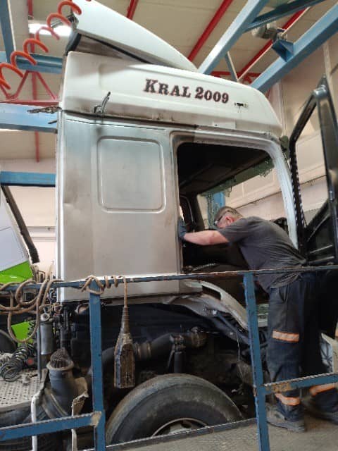 Mercedes-Benz Axor 1840 tamir süreci görüntüsü, Kısmet Ticari Araçlar, Çorlu Tekirdağ ağır vasıta servisi