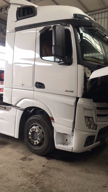 Mercedes-Benz Actros 1845 tamir sonrası görüntüsü, Kısmet Ticari Araçlar, Çorlu Tekirdağ ağır vasıta servisi