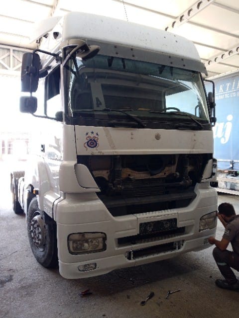 Mercedes-Benz Axor 1840 tamir sonrası görüntüsü, Kısmet Ticari Araçlar, Çorlu Tekirdağ ağır vasıta servisi